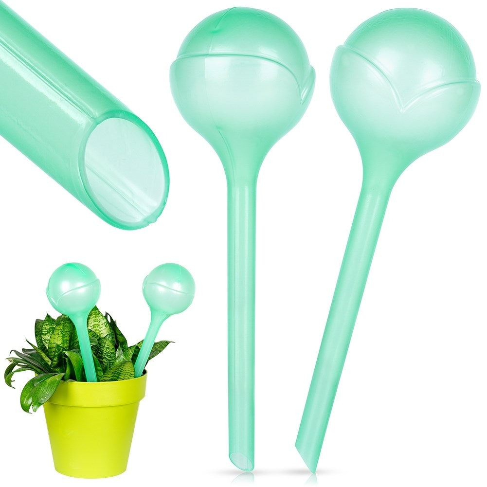 Self-Watering Balls 28cm - Green Transparent Material