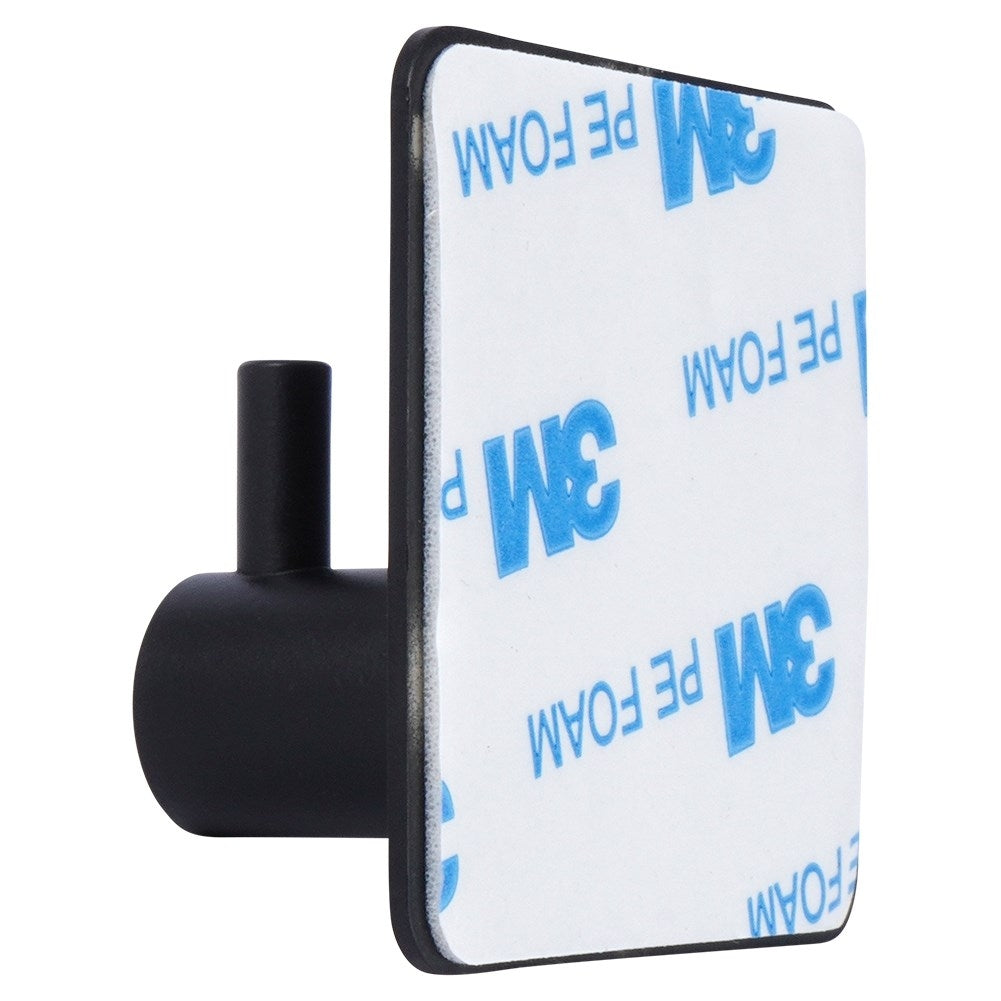 Self-adhesive Hooks in Black Steel for Towels, 4-pack