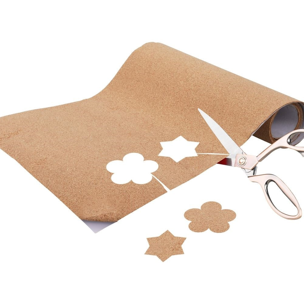 Self-adhesive cork mat for drawers and cabinets, cutable.