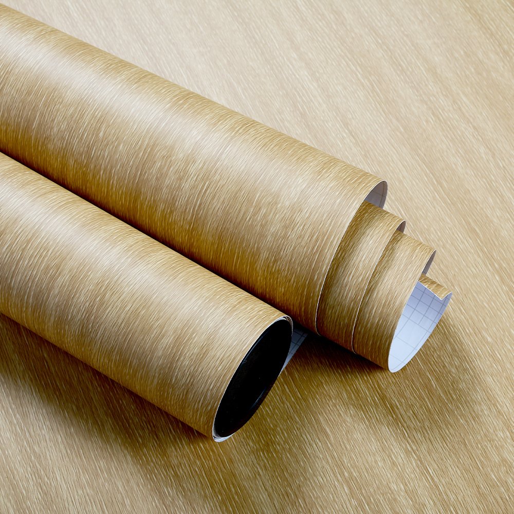 Self-adhesive foil roll wallpaper oak walnut 1,22x50m
