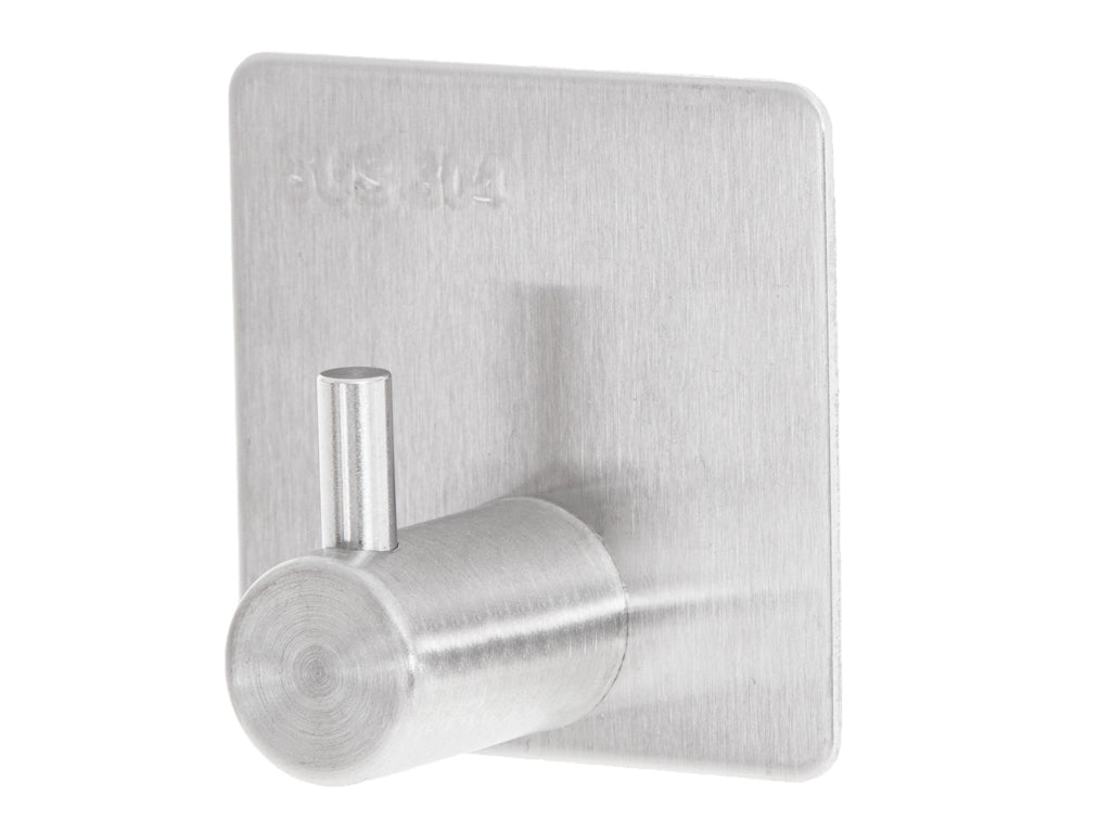 Self-adhesive hook strong silver