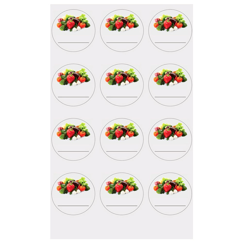 Self-adhesive labels for jars 36 pcs.