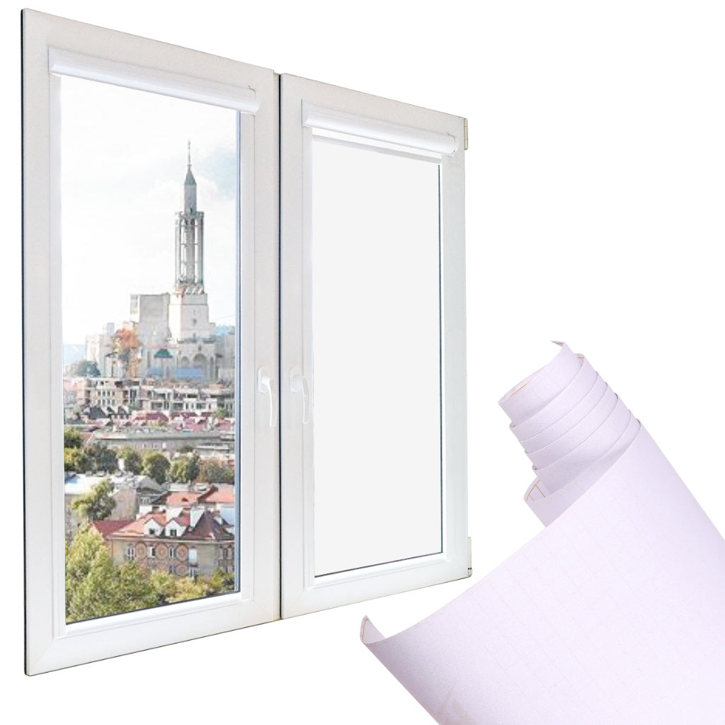 Self-adhesive window film roll frosted milky 1,22x50m
