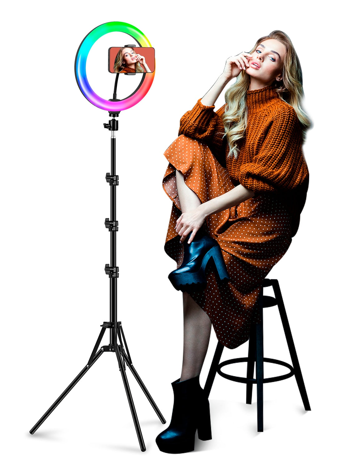 Selfie Ring Led Light 26 Cm With Adjust