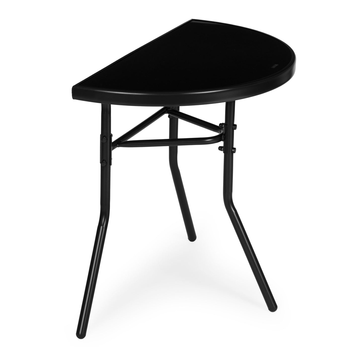 Semi-Circular Glass Coffee Table – Tempered Glass, 70x40 cm