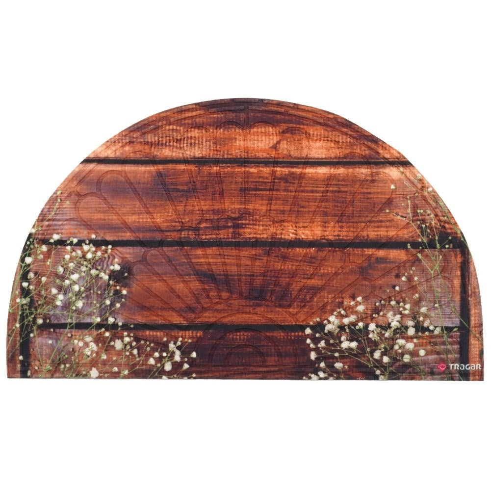Semicircular Doormat - Durable and Non-SlipOur semi-circular doormat is made of durable material and rubber, making it ideal for both indoor and outdoor use. It is designed with anti-slip properties to ensure safety and comfort in use.