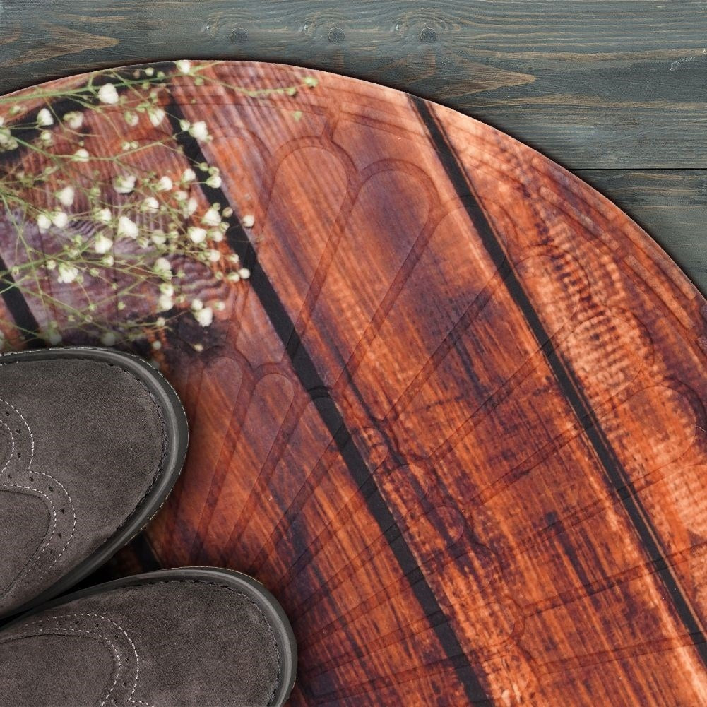 Semicircular Doormat - Durable and Non-SlipOur semi-circular doormat is made of durable material and rubber, making it ideal for both indoor and outdoor use. It is designed with anti-slip properties to ensure safety and comfort in use.