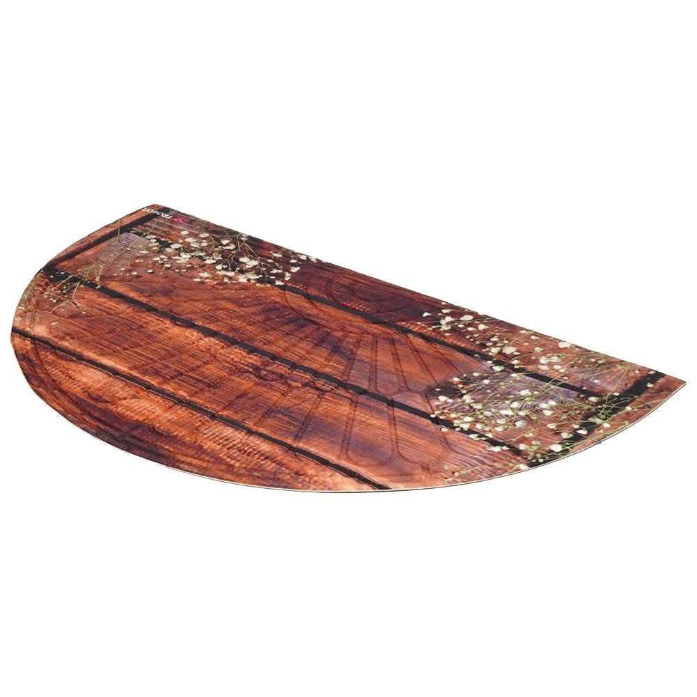 Semicircular Doormat - Durable and Non-SlipOur semi-circular doormat is made of durable material and rubber, making it ideal for both indoor and outdoor use. It is designed with anti-slip properties to ensure safety and comfort in use.