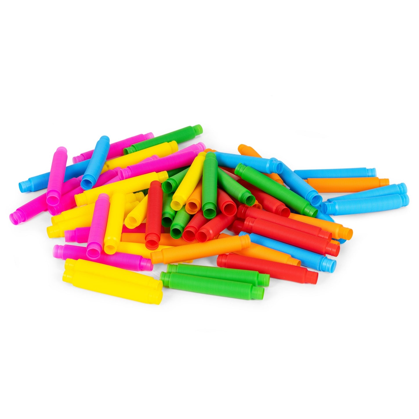 Sensory Pop Tubes for Kids, 60 Pcs, Anti-Stress, Multicolor