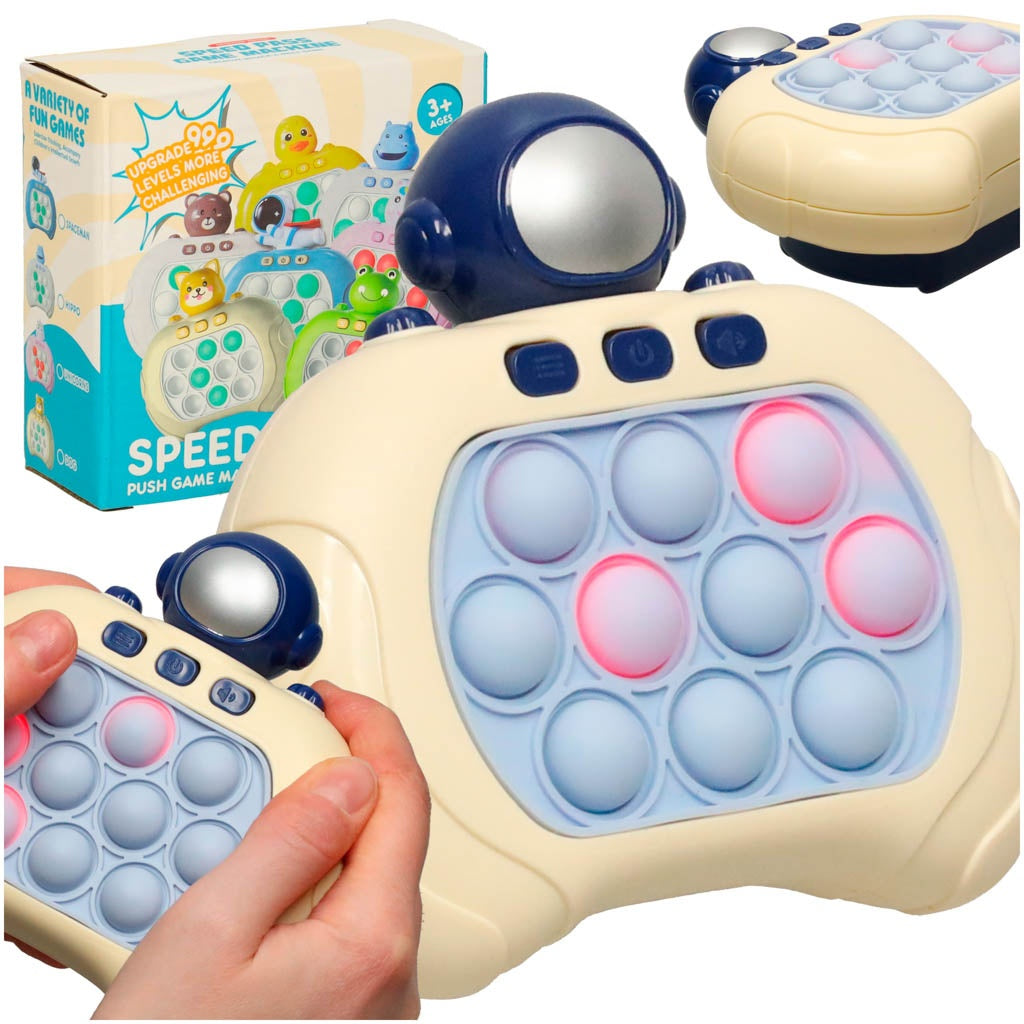 Sensory astronaut electronic anti-stress game