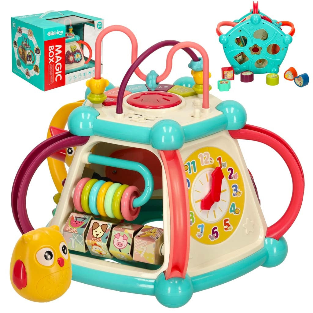 Sensory cube toy for kids 7in1