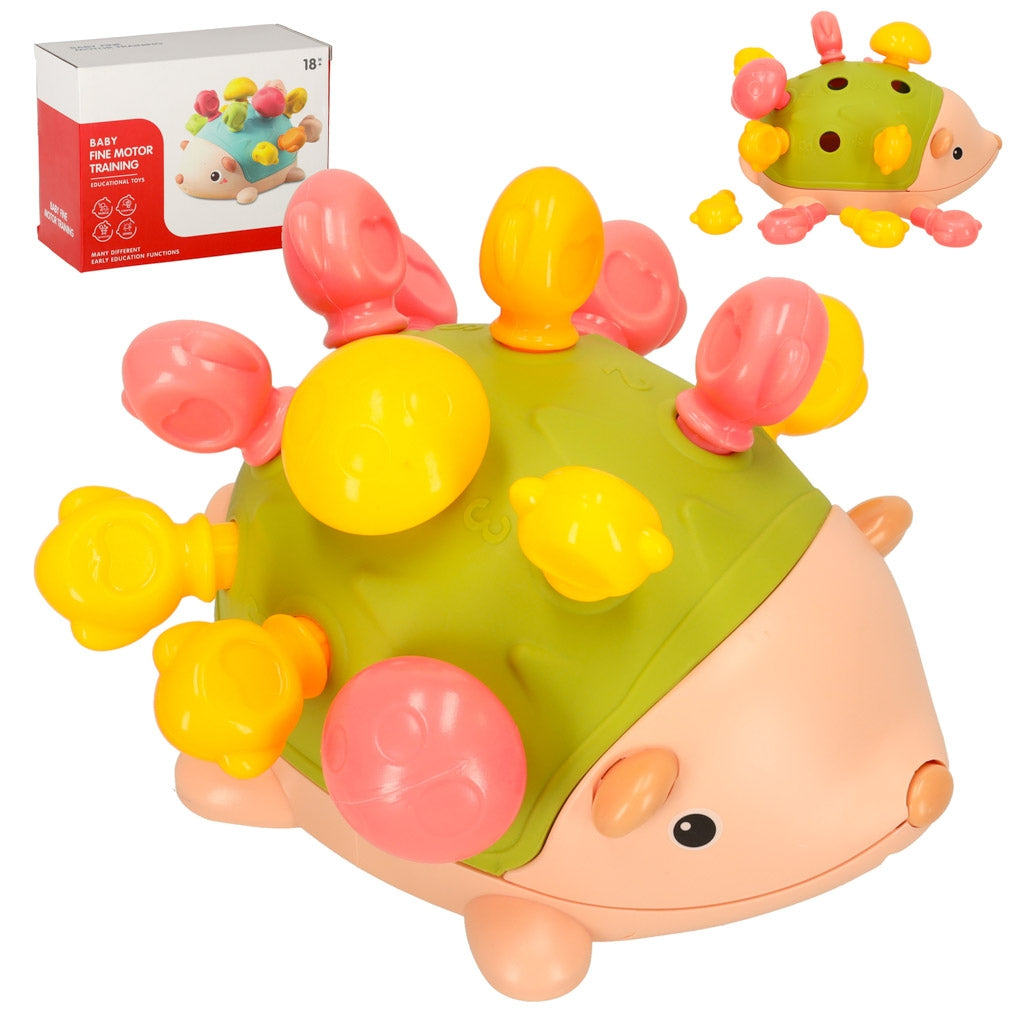 Sensory hedgehog educational montessori green