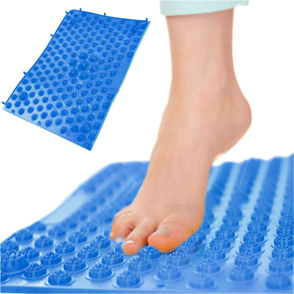 Sensory massage correction mat blue