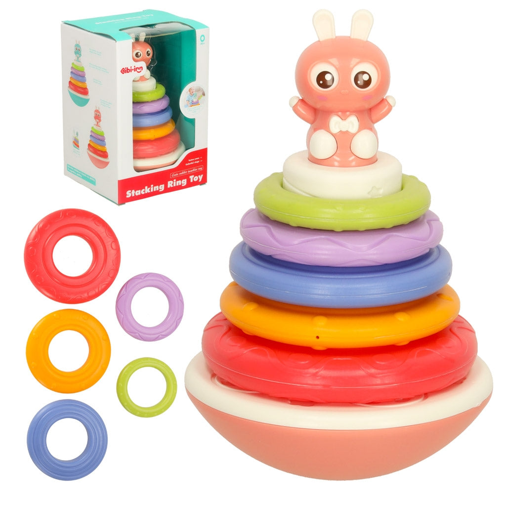 Sensory tower pyramid balancing toy