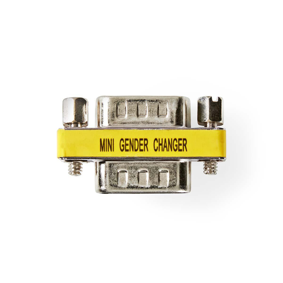 Serial adapter | Adapter | D-SUB 9-Pin Male | D-SUB 9-Pin Male | Nickel plated | Metal | Plastic bag