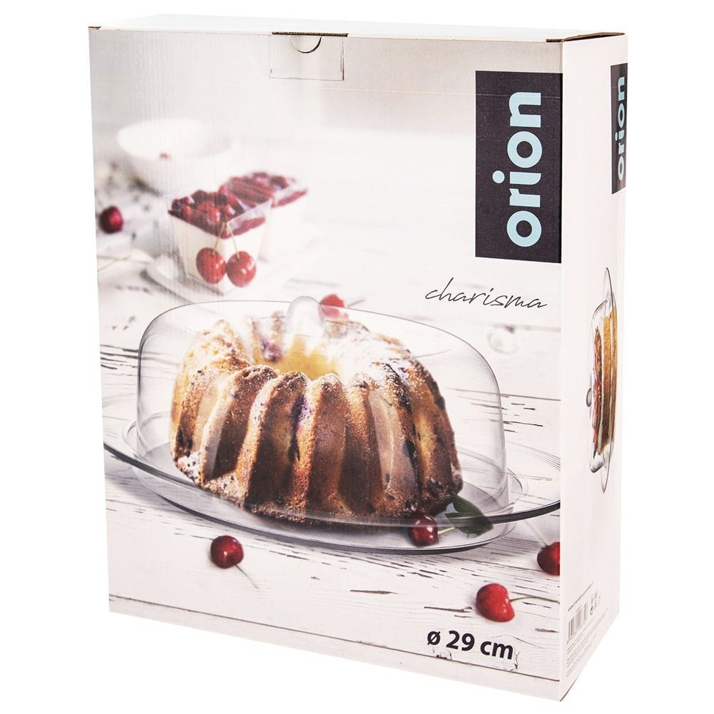 Serving dish with lid and handle, durable and elegant.