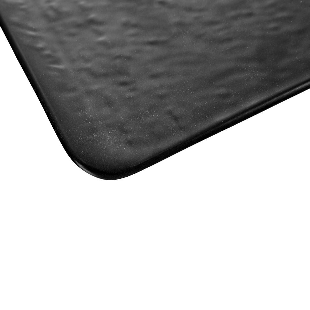 Serving platter in elegant black ceramic for all occasions