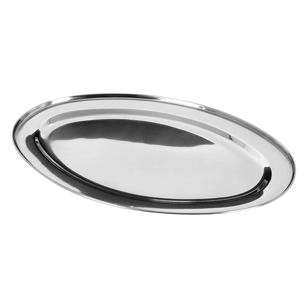 Serving trays in stainless steel - 3 sizes