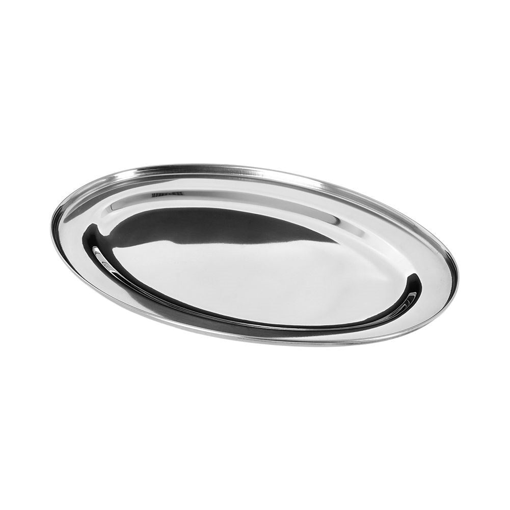 Serving trays in stainless steel - 3 sizes