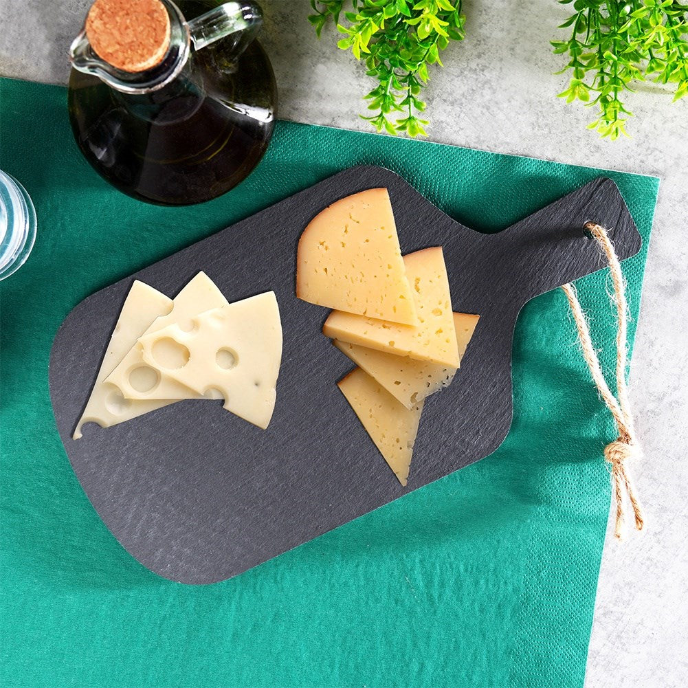 Serving tray stone board slate 28.5x15 cm