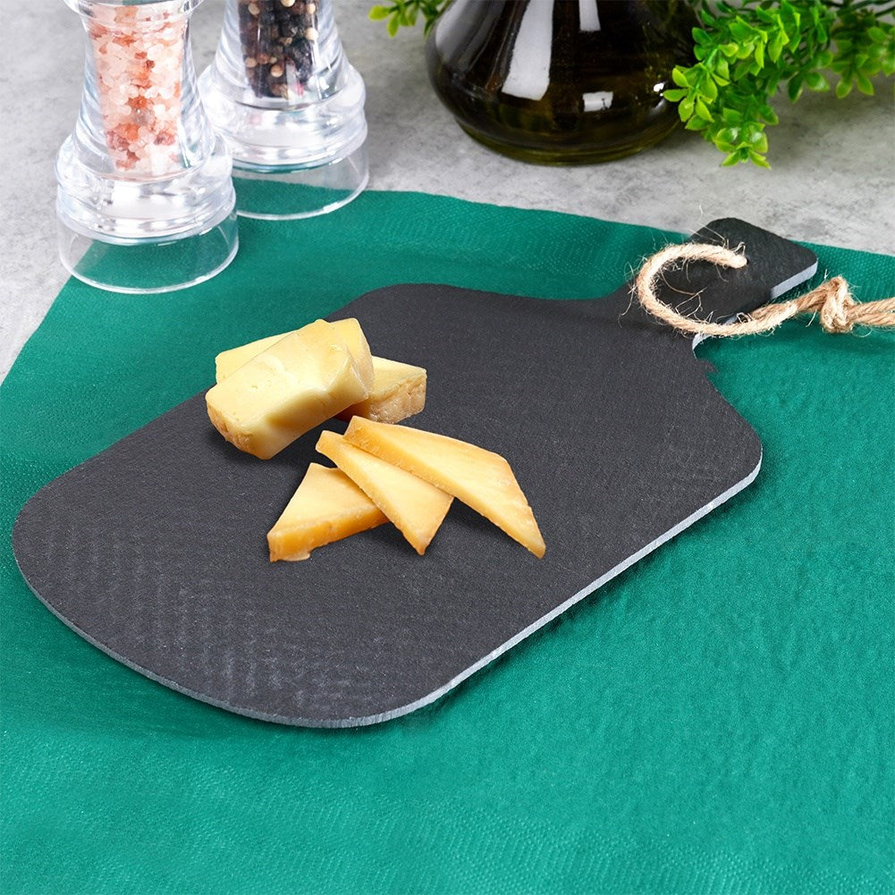 Serving tray stone board slate 28.5x15 cm