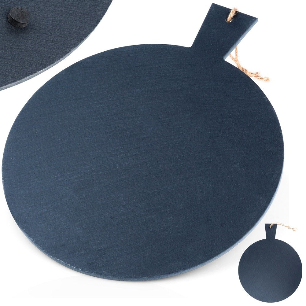 Serving tray stone board slate 43x34 cm