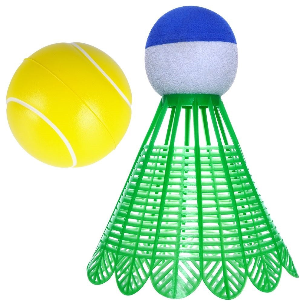 Set for 2: Large rackets, large & small ball, light & flexible