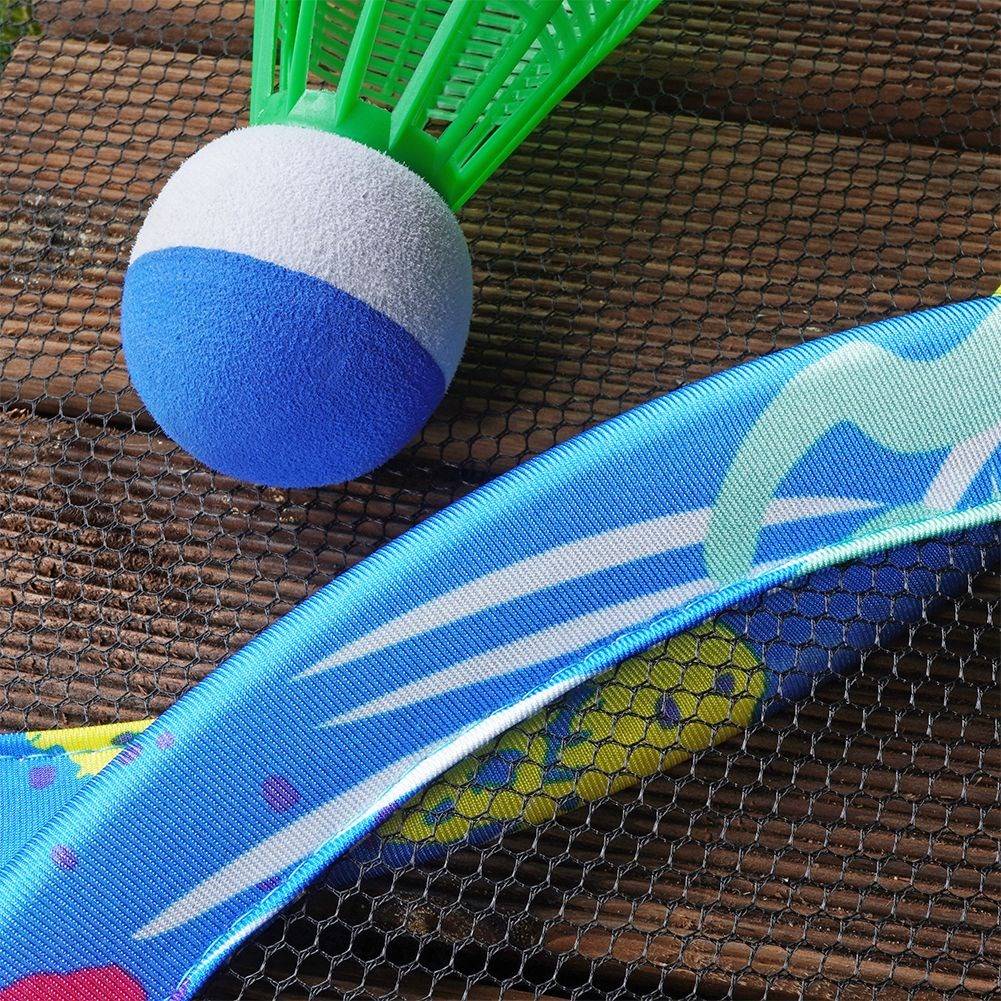 Set for 2: Large rackets, large & small ball, light & flexible