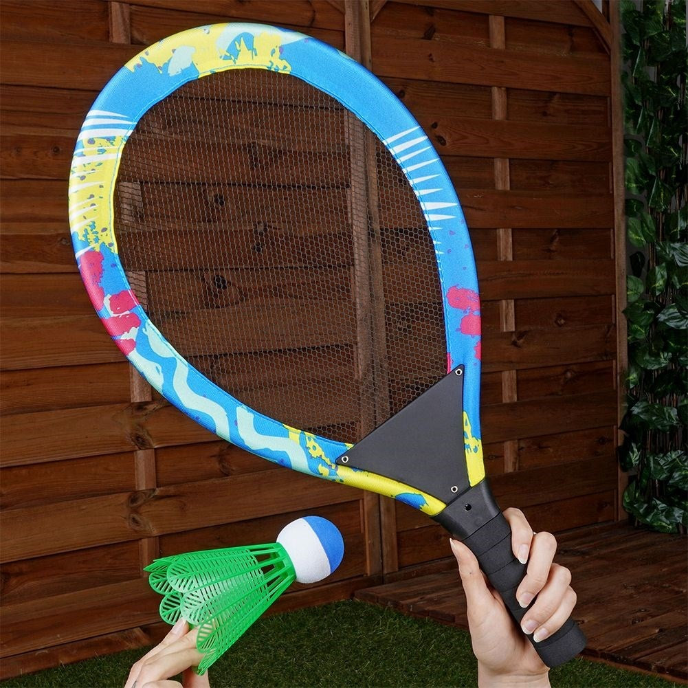 Set for 2: Large rackets, large & small ball, light & flexible
