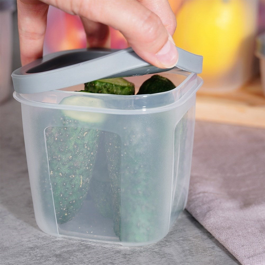 Set of 10 kitchen containers in 8 sizes, dishwasher/freezer safe