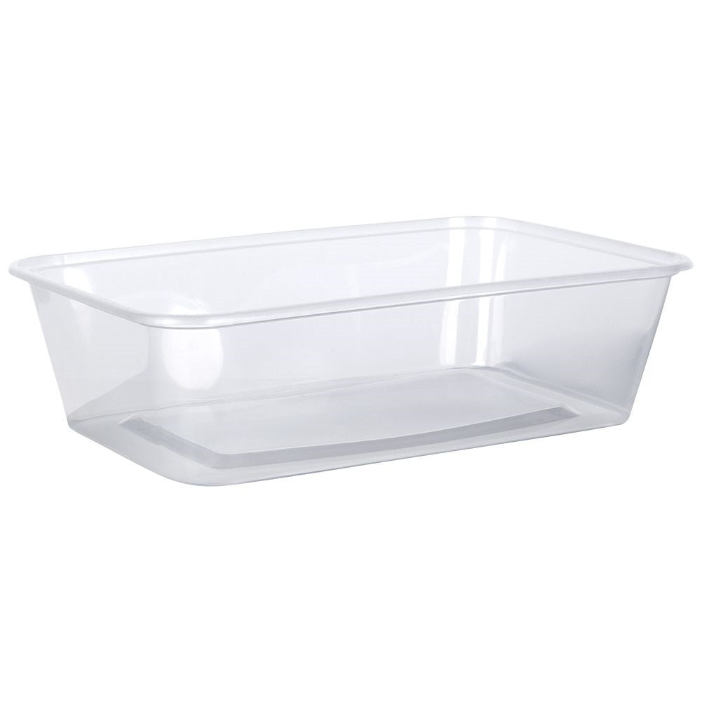 Set of 10 rectangular food boxes, 650 ml, fridge & microwave