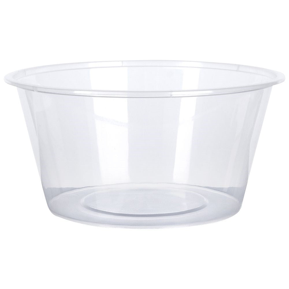Set of 10 round food boxes, 650 ml, fridge & microwave safe
