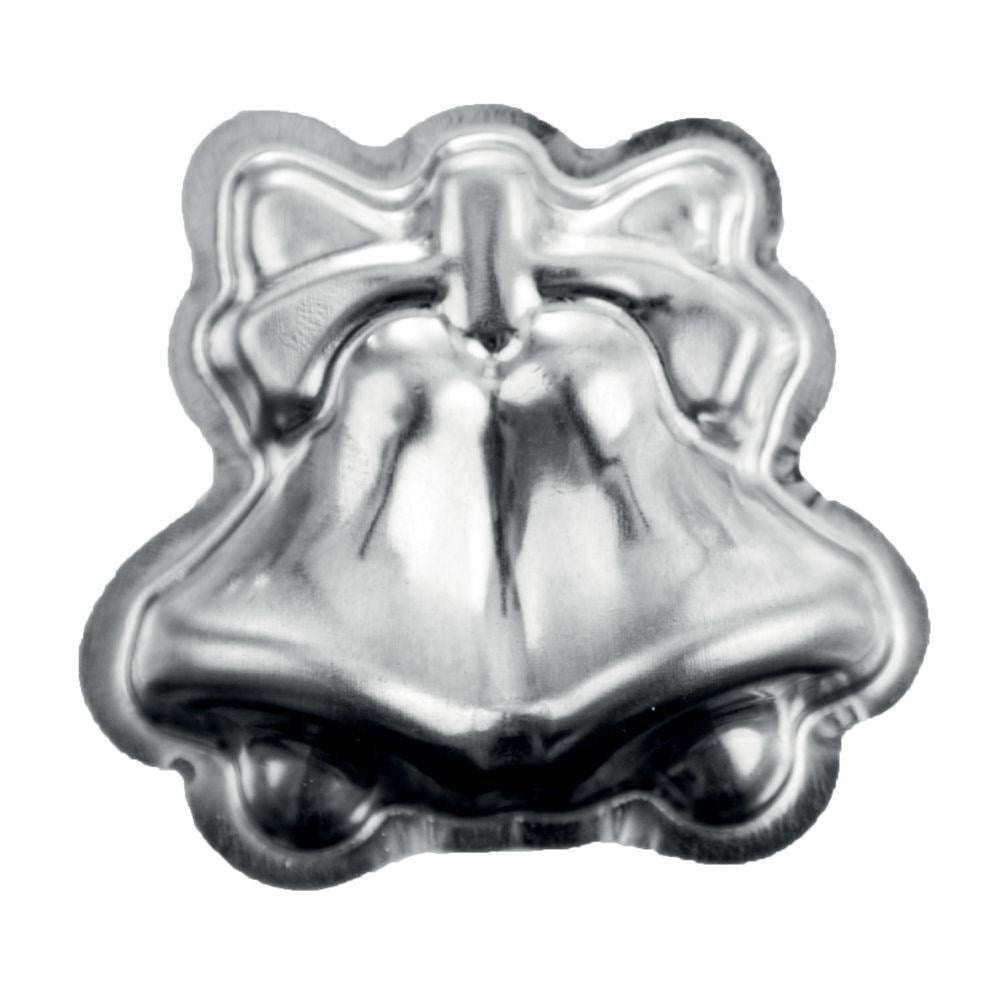 Set of 10 steel cake pans for bell-shaped cakes