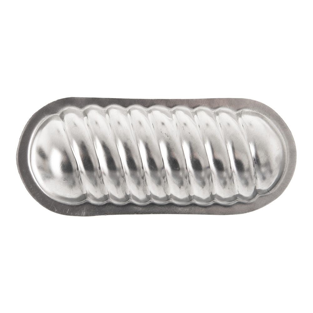 Set of 20 oblong cake tins in galvanized sheet