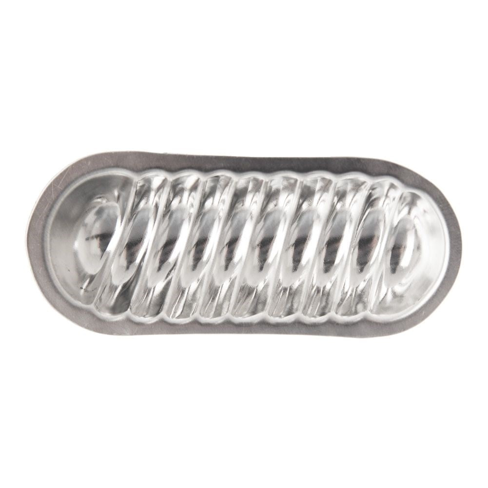 Set of 20 oblong cake tins in galvanized sheet