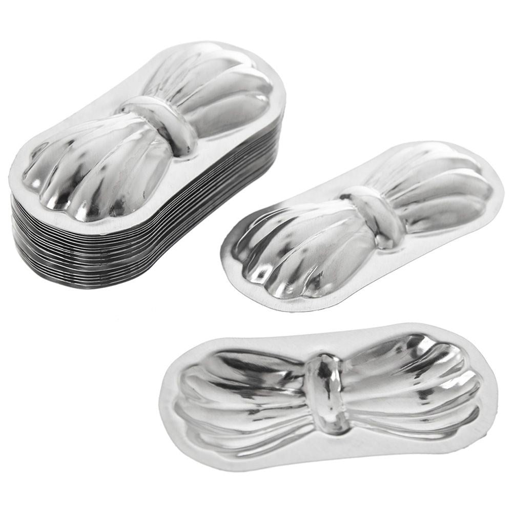 Set of 20 rosette-shaped cake tins in galvanized sheet metal