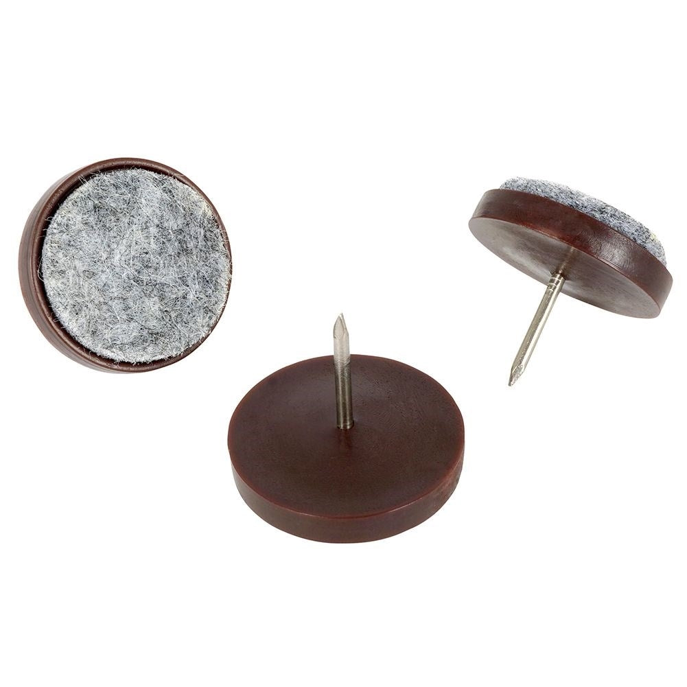 Set of 24 furniture pads in brown and white - Protect furniture