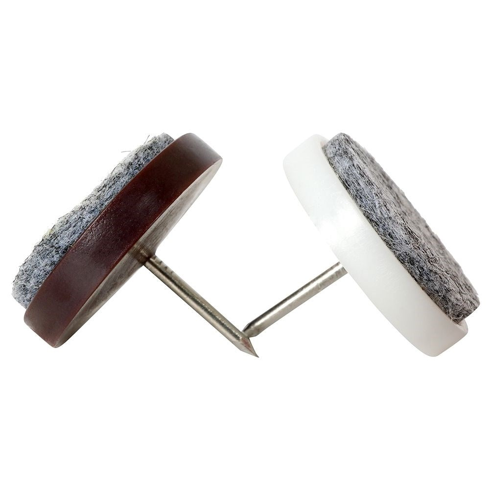 Set of 24 furniture pads in brown and white - Protect furniture