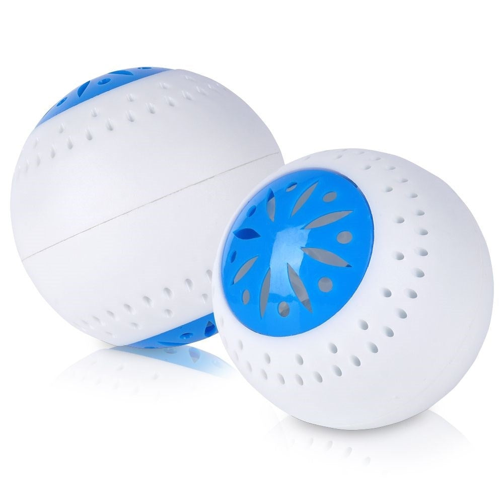 Set of 2 balls that absorb odors in the refrigerator