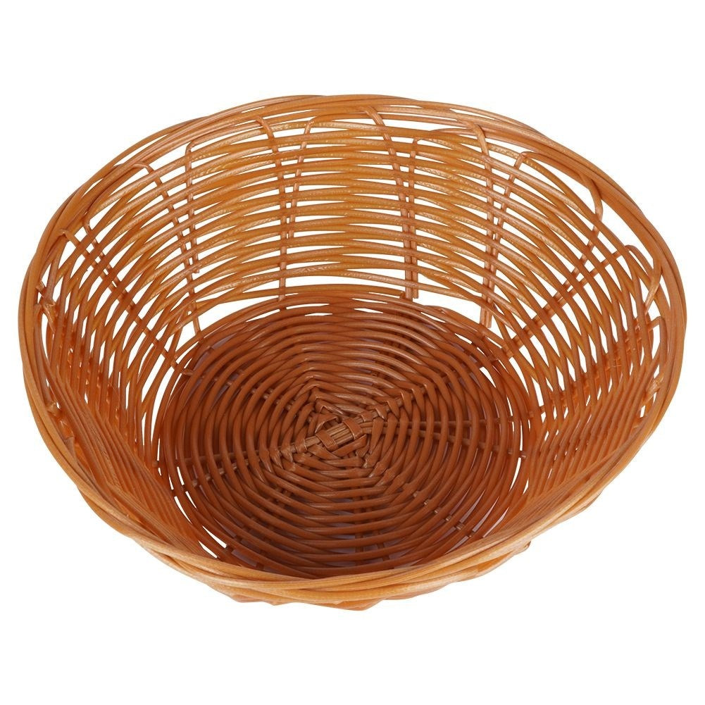 Set of 2 bread baskets in brown and black for serving