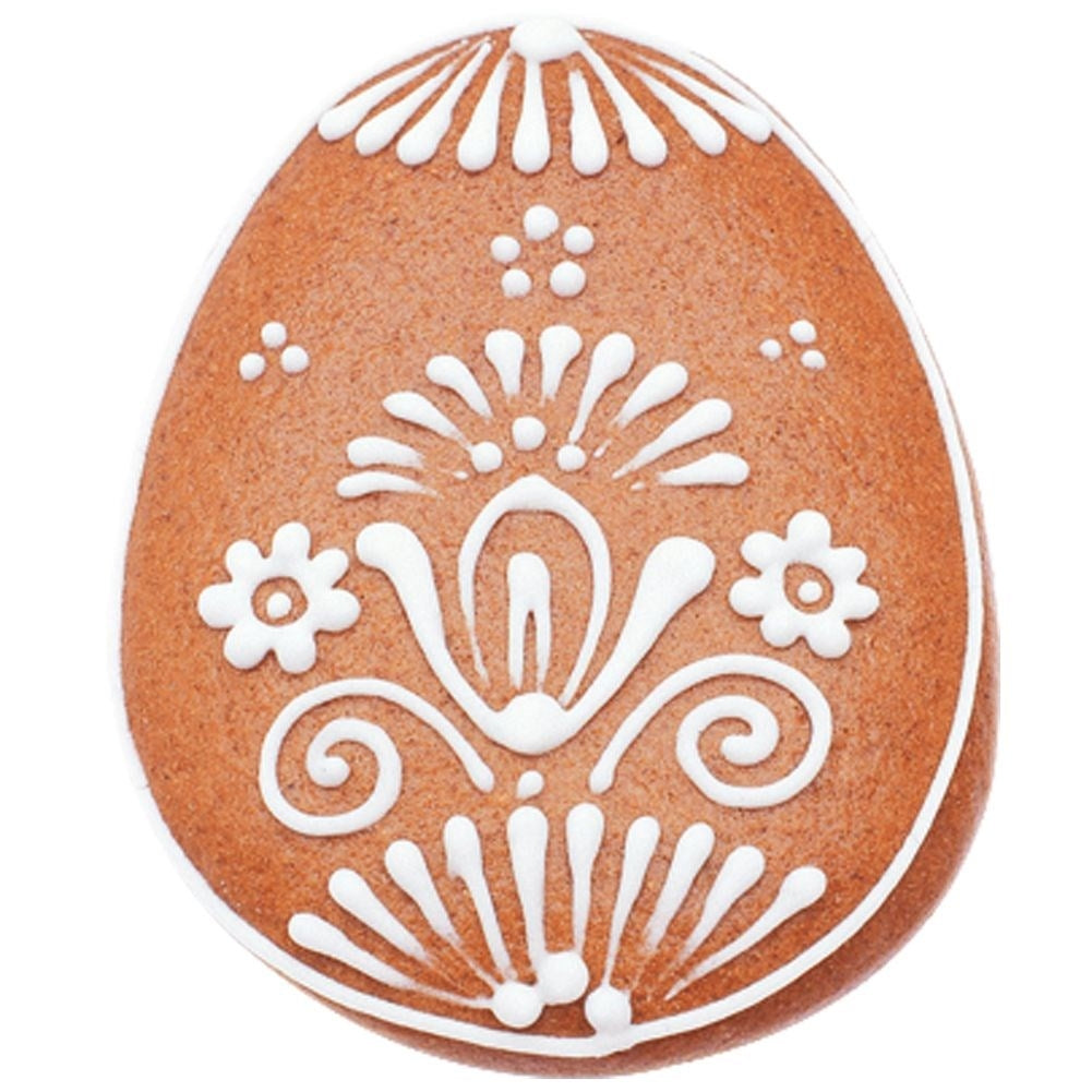 Set of 2 egg-shaped cake tins in stainless steel