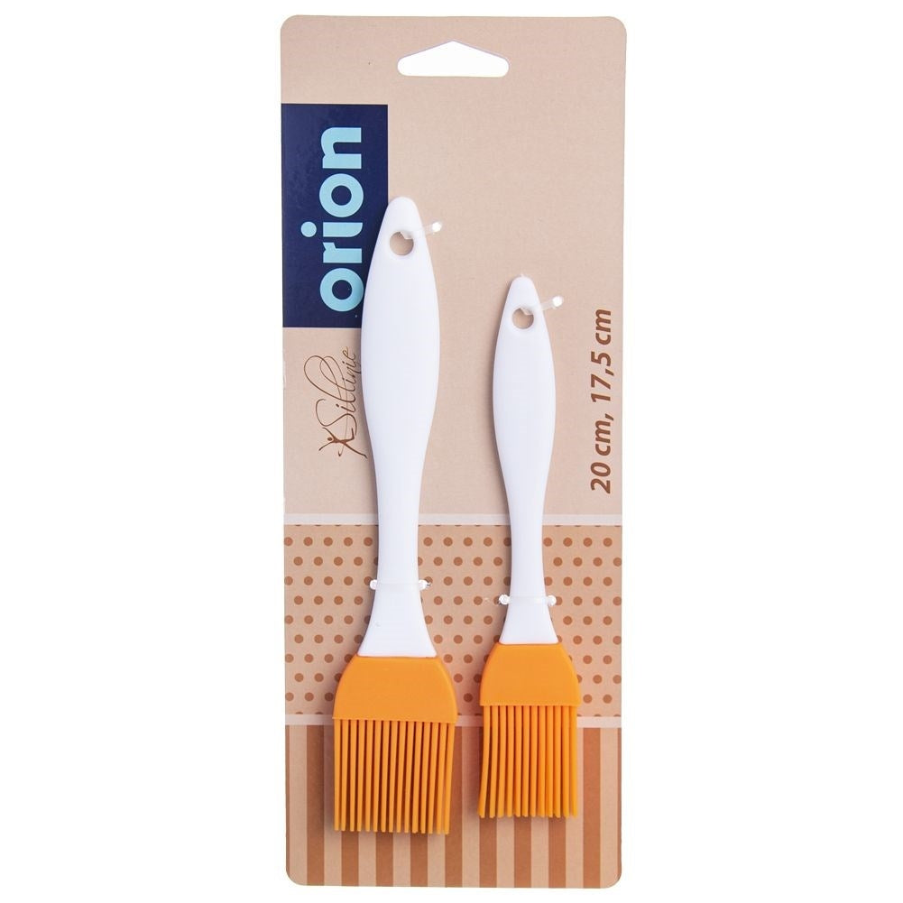 Set of 2 silicone brushes - meat, pastry, kitchen utensils