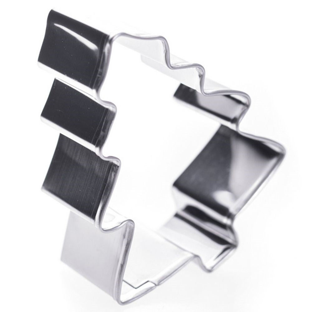 Set of 3 Christmas molds in stainless steel for gingerbread cookies