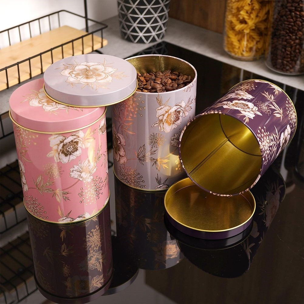Set of 3 Sealable Aluminum Cans in Colors