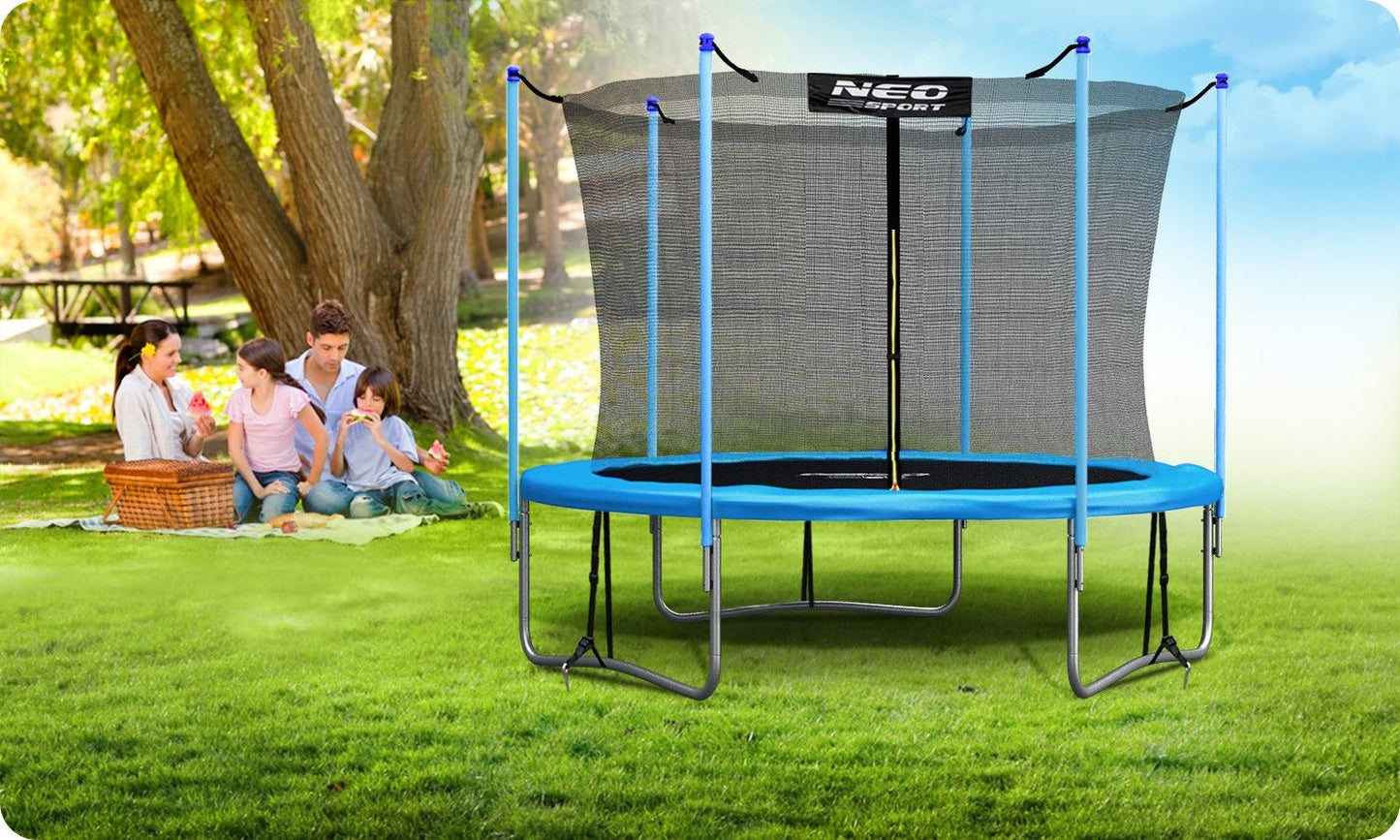 Set of 3 anchors for mounting a garden trampoline