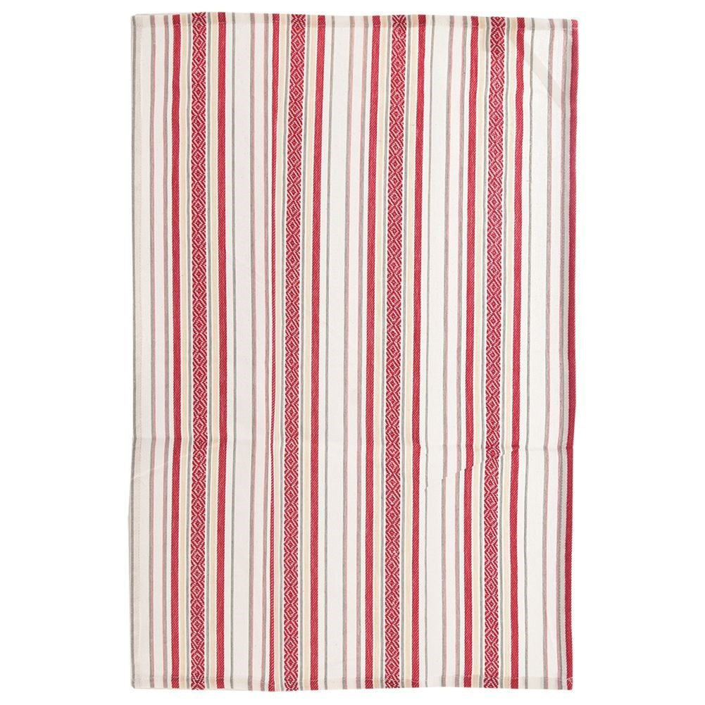 Set of 3 cotton towels in festive patterns