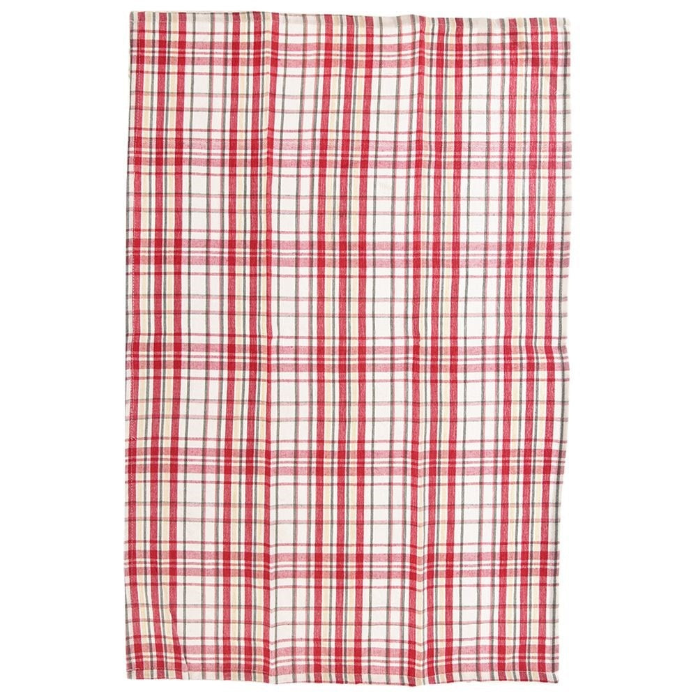 Set of 3 cotton towels in festive patterns