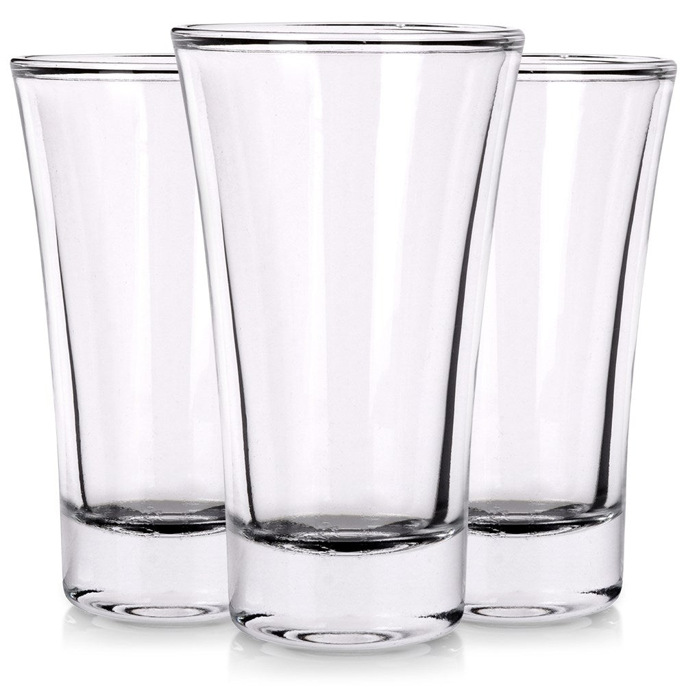 Set of 3 glasses for vodka/liquor/shots - dishwasher safe