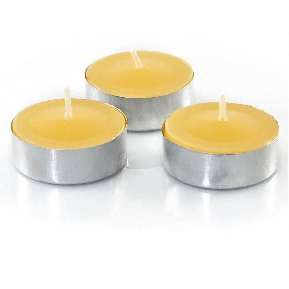 Set of 40 tealights with essential oil and lemon scent