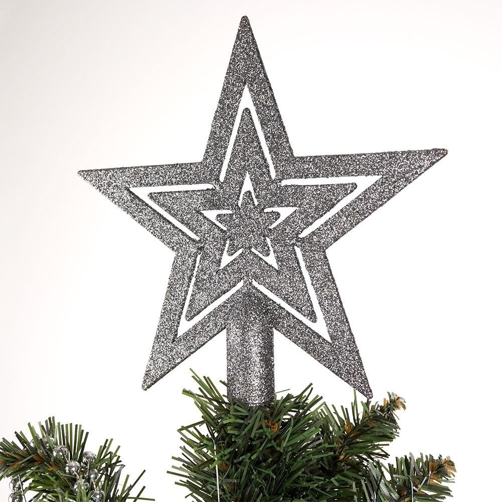 Set of 45 Unbreakable Christmas Baubles and Sparkling Star